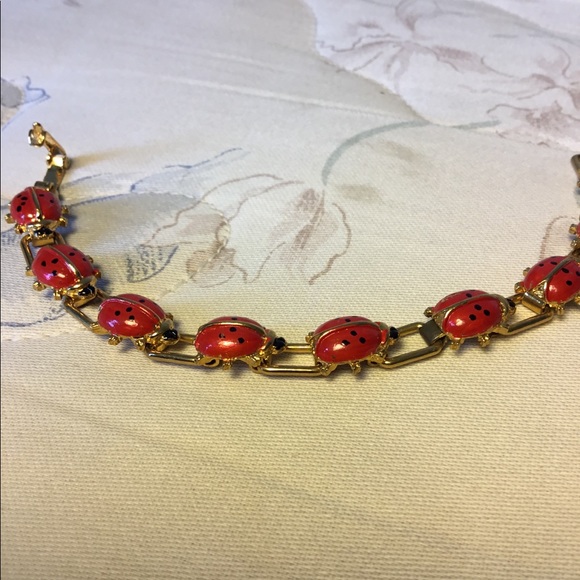 Vintage Ladybug Bracelet - Picture 4 of 5